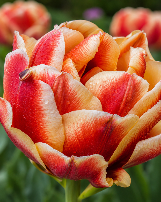 Tulip 'Rhubarb Ripple'